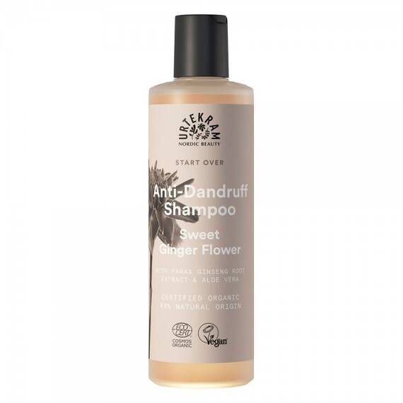 Sampon anti matreata cu floare de ghimbir 250ml Urtekram - - Roveli