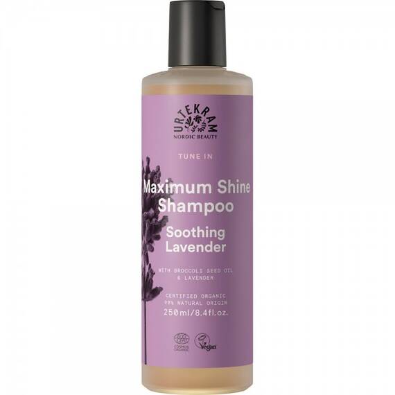 Sampon cu lavanda pentru stralucirea parului normal 250ml Urtekram - - Roveli