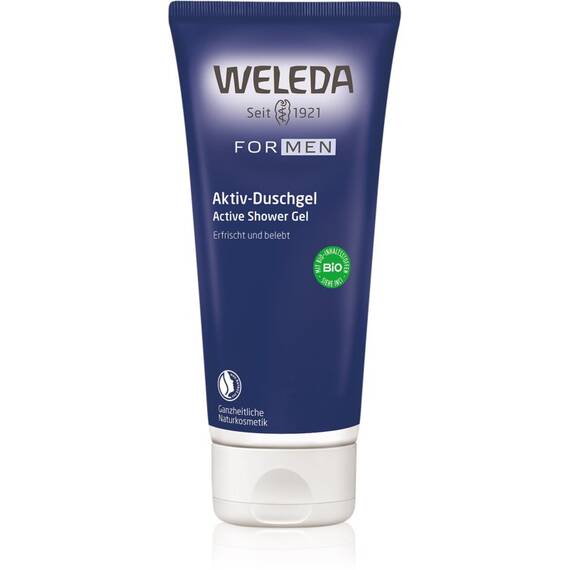 Gel de dus pentru barbati 200ml Weleda - - Roveli