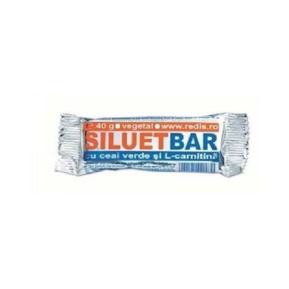 Baton Siluet Bar cu Ceai Verde si L-Carnitina 40 g Redis - - Roveli