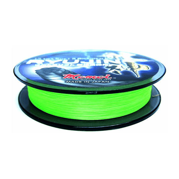 Fir Textil Momoi Ryujin PE 8 Braided 130m 40lb 0.22mm/18kg, Varianta (50): Ryujin PE 8 Braided 130m 40lb 0.22mm/18kg Lime Green - - Roveli