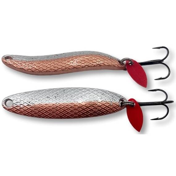 Lingurita oscilanta Berti Taifun Bicolor nr.1 53mm/9gr, Varianta (50): Taifun Bicolor nr.1 53mm/9gr A. Patrata Cupru-Nickel - - Roveli