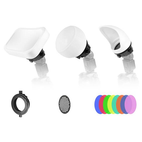 LENSGO D1235 Silicon Diffuser pentru blitz speedlite. - - Roveli