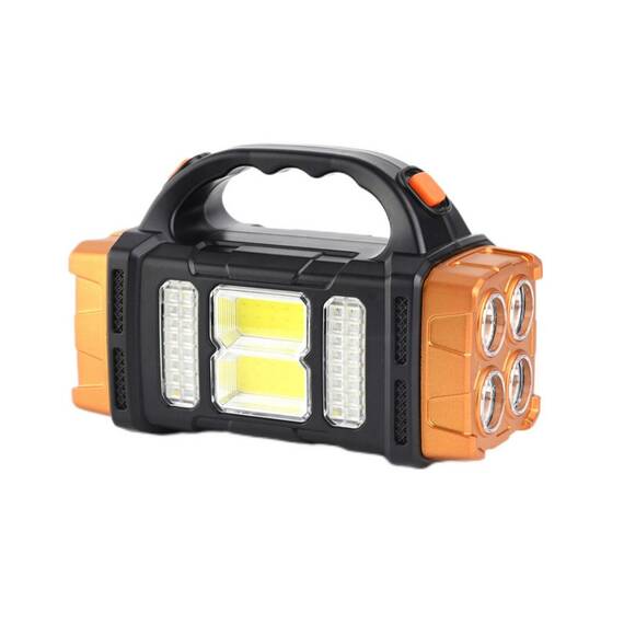 Lanterna multifunctionala cu LED, 25W, functie powerbank : Culoare - auriu, Set - 1 buc, Culoare (tm): auriu, Set (tm): 2 buc - - Roveli