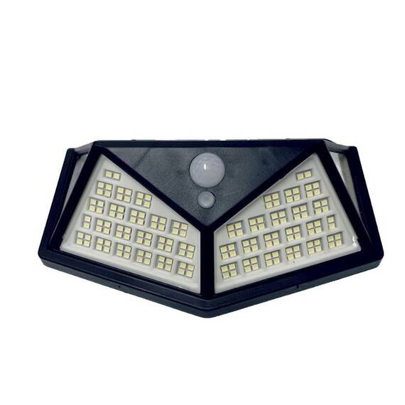 Lampa solara de perete cu senzor de miscare 222 led-uri : Set - 2 buc, Set (tm): 2 buc - - Roveli