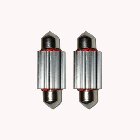Set 2 x Bec LED 36mm SOFIT, 12LED, 12V, ALB, 4012 - 4- Roveli