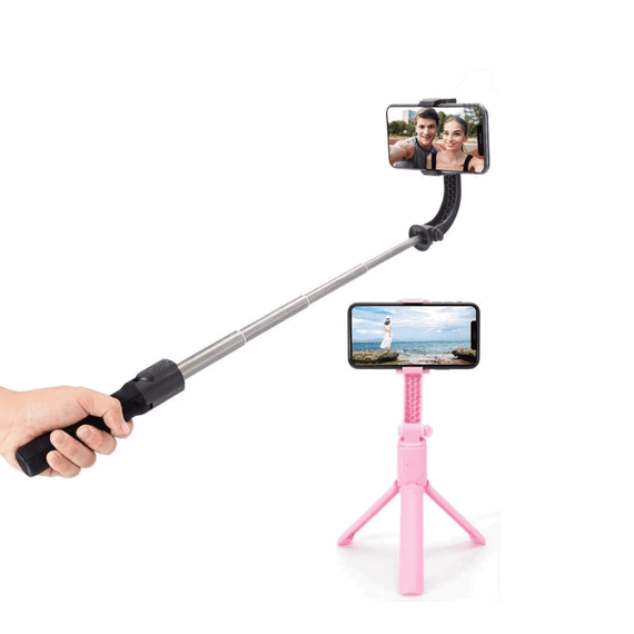 Trepied cu stabilizator, BT si telecomanda, negru - 5- Roveli