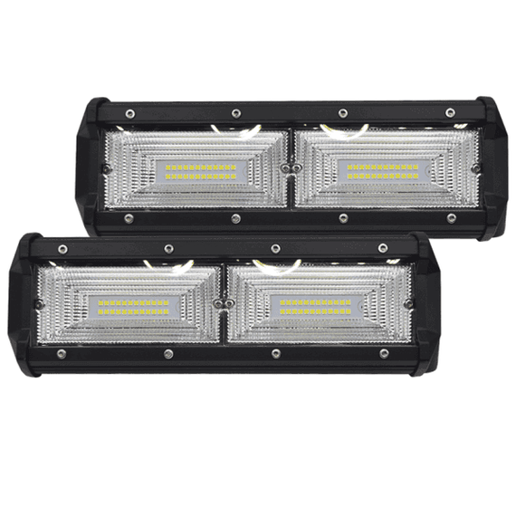 Set 2 proiectoare LED, 144W cu 48 de leduri - - Roveli