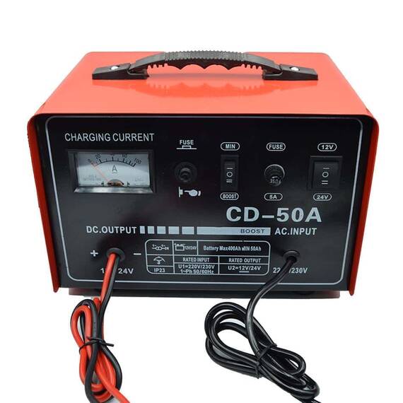 Redresor auto CD50A, 12/24V - 2- Roveli