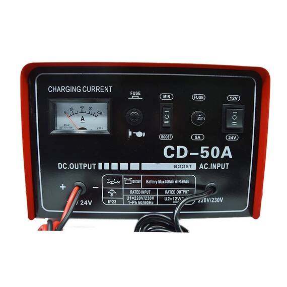 Redresor auto CD50A, 12/24V - 3- Roveli