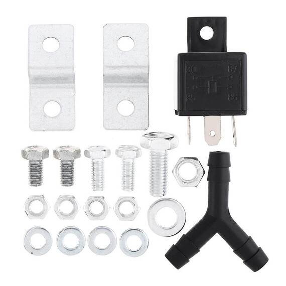 Set claxon cu 2 goarne si compresor, 12V - 4- Roveli