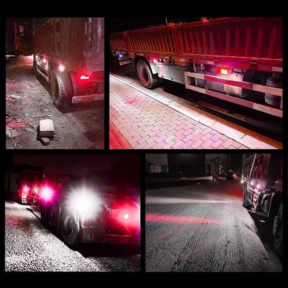 Set 6 x lampa laterala LED, gabarit, pentru camion, 24V - 5- Roveli