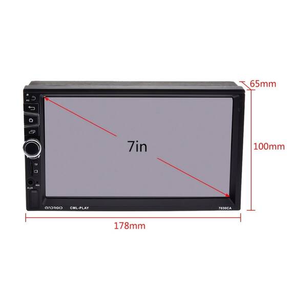 MP5 Player auto 2DIN 7030CA, LCD TFT 7”, BT, GPS, Mirror Link - 7- Roveli