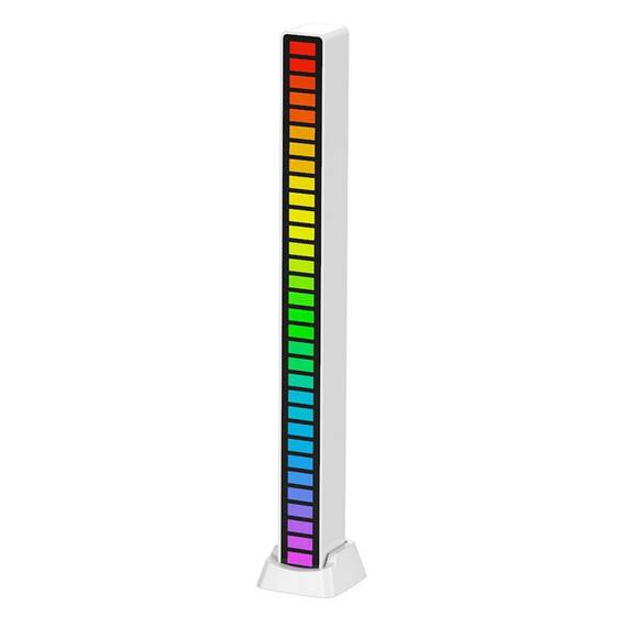 Bara LED RGB D08 cu activare sonora, 32 LED, USB - - Roveli