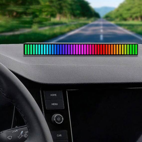 Bara LED RGB D08 cu activare sonora, 32 LED, USB - 4- Roveli