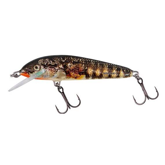 Vobler Salmo Minnow M6S, Varianta (50): Minnow M6S HTK Holo Stickleback - - Roveli