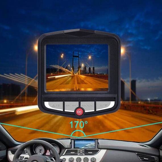 Camera auto DVR, QY322, Full HD, senzor de miscare - 6- Roveli