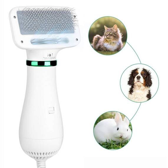 Perie cu uscator 2 in 1 M631, pentru animale, 2 trepte - 2- Roveli