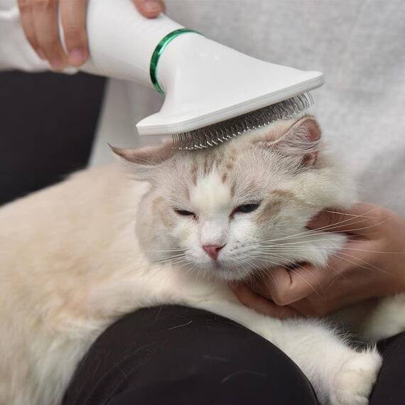 Perie cu uscator 2 in 1 M631, pentru animale, 2 trepte - 8- Roveli