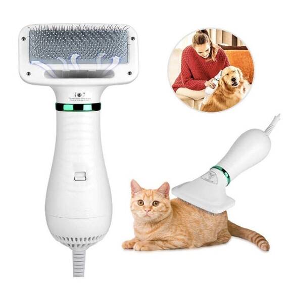 Perie cu uscator 2 in 1 M631, pentru animale, 2 trepte - 9- Roveli