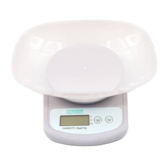 Cantar digital cu bol, afisaj LCD, maxim 5 kg - 2- Roveli