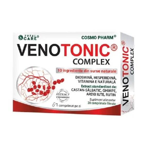 Venotonic Complex 30 comprimate CosmoPharm - - Roveli