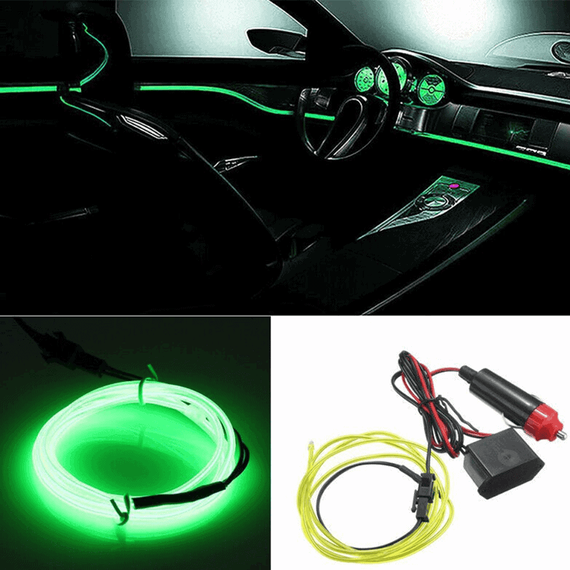 Banda neon auto, flexibila, 12V, 3m, 4 culori - 3- Roveli