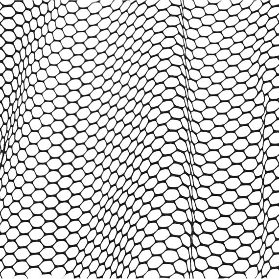Minciog rotund 50x45cm, plasa cauciucata, maner cu filet 115cm - 2- Roveli