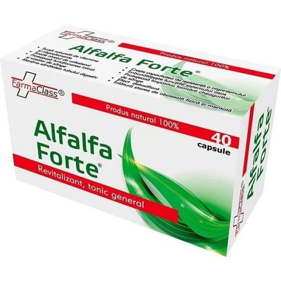 Alfalfa Forte 40 capsule FarmaClass - - Roveli