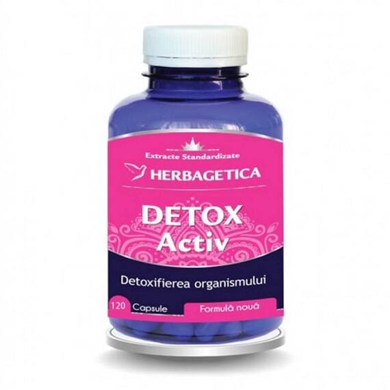 Detox Activ 120 capsule Herbagetica - - Roveli