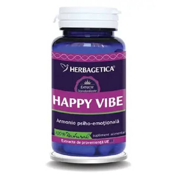 Happy Vibe 60 capsule Herbagetica - - Roveli