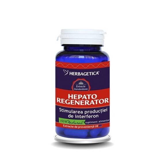 Hepato Regenerator 60 capsule Herbagetica - - Roveli