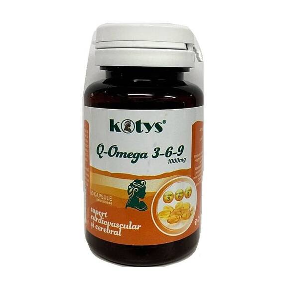 Q Omega 3-6-9 1000 mg 60 capsule Kotys - - Roveli