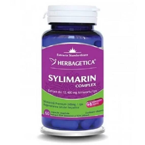 Silymarin Complex 60 capsule Herbagetica - - Roveli