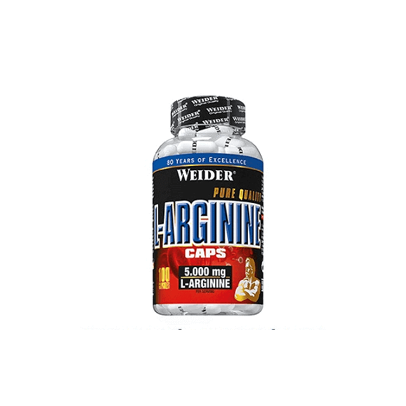 Arginine 5000 mg 100 capsule Weider - - Roveli