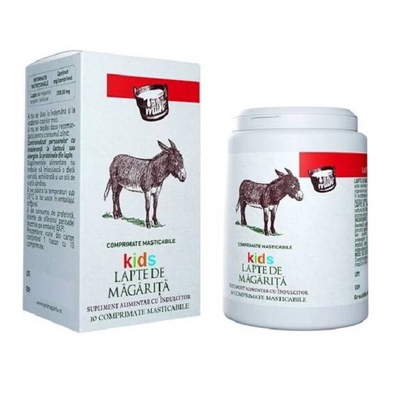 Lapte de Magarita Kids 10 comprimate Sintofarm - - Roveli