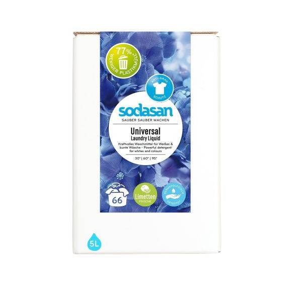 Detergent lichid universal cu lime 5L Sodasan - - Roveli