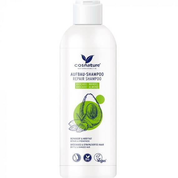Sampon reparator cu avocado bio si migdale 250g Cosnature - - Roveli