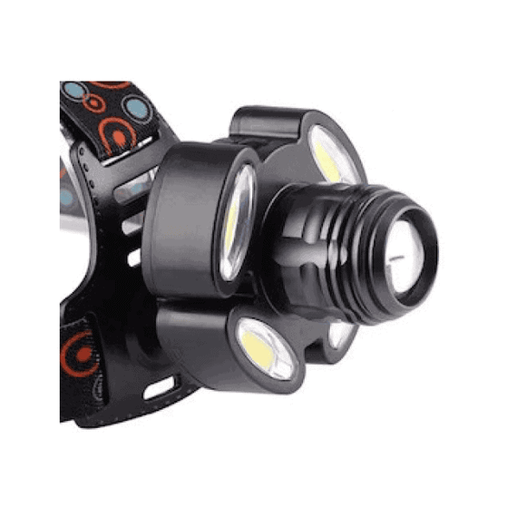Lanterna frontala de cap 5 LED cu banda elastica reglabila - 3- Roveli