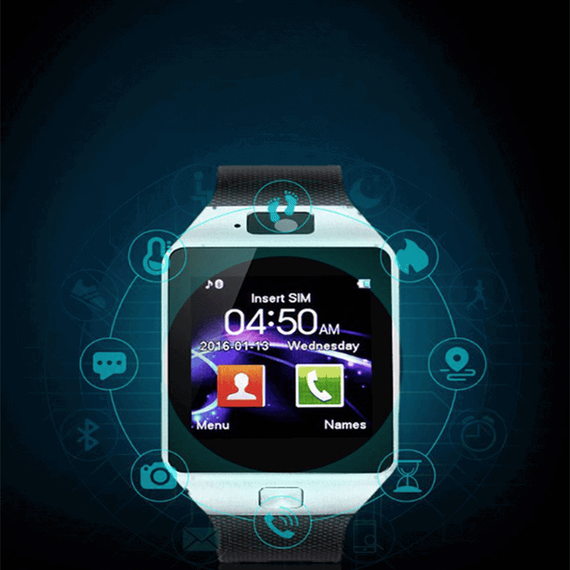 Ceas smart V5, Bluetooth, SIM, ecran LED - 4- Roveli