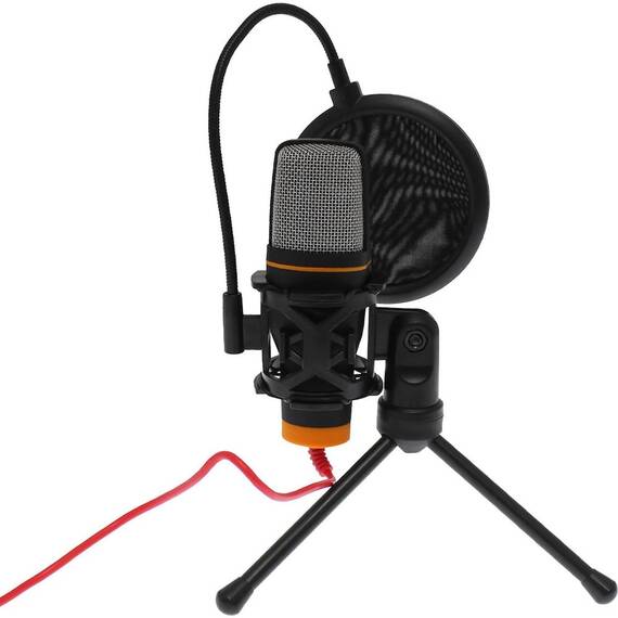 Microfon profesional cu trepied si filtru K222 - - Roveli