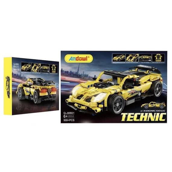 Set constructie masinuta JM801 (509 piese) - 6- Roveli