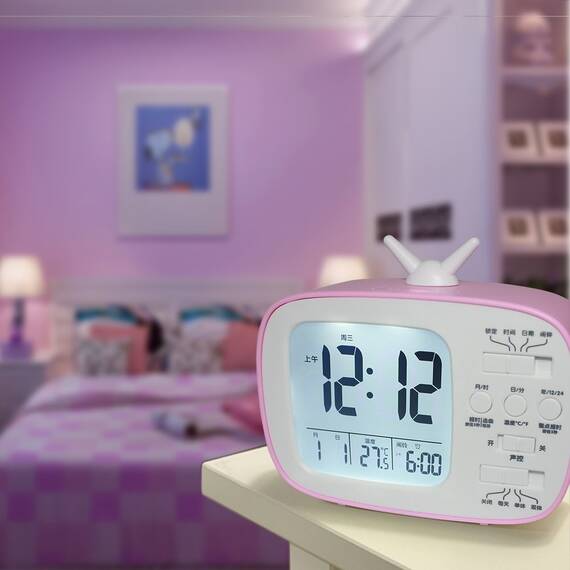 Ceas electronic multifunctional, tip TV, afisaj LCD, A045 - 14- Roveli