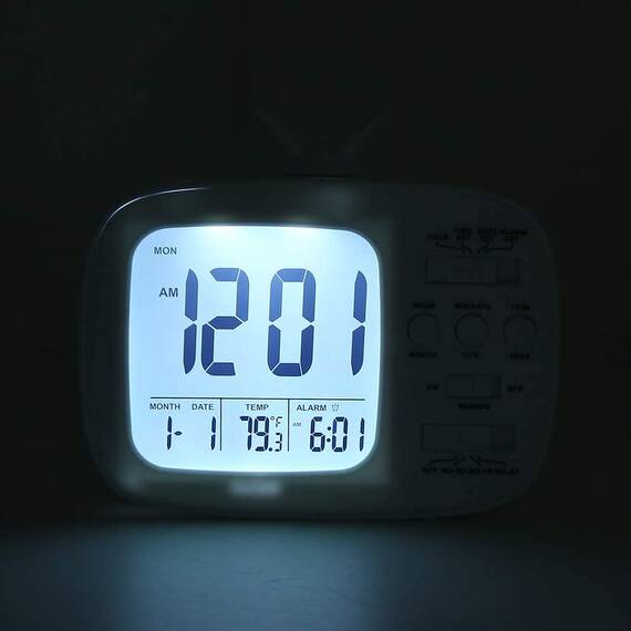 Ceas electronic multifunctional, tip TV, afisaj LCD, A045 - 17- Roveli