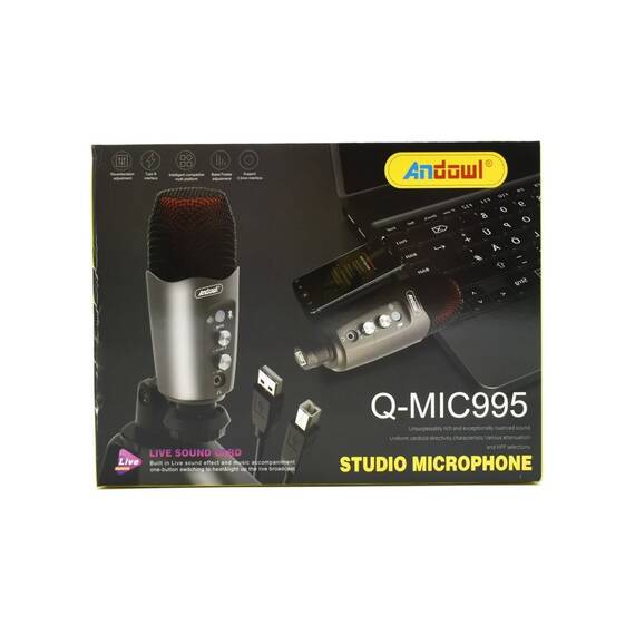 Microfon profesional, Q MIC995, calitate superioara - 5- Roveli