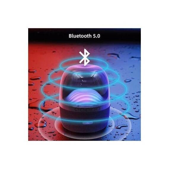 Boxa portabila cu lumini LED YX6677, bluetooth, 15W P.M.P.O. - 3- Roveli