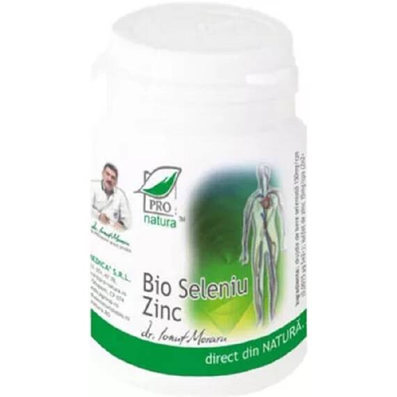 Bio Seleniu Zinc 60 capsule Pro Natura - - Roveli
