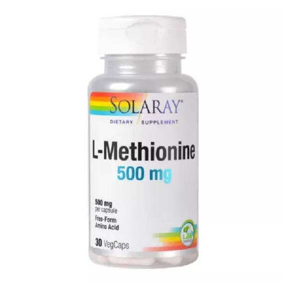 L-Methionine 500 mg 30 capsule Solaray Secom - - Roveli
