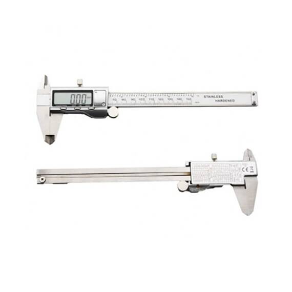 Subler electronic cu afisaj digital, metalic, 150mm - - Roveli