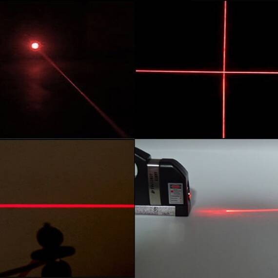 Nivela multifunctionala cu raza laser si ruleta incorporata - - Roveli